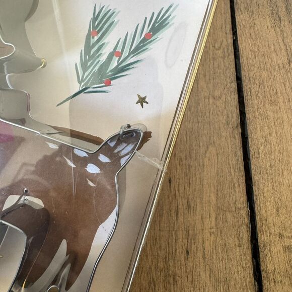 NEW Meri Meri JINGLE ALL THE WAY Christmas Cookie Cutter Set SANTA and REINDEER - Picture 9 of 10